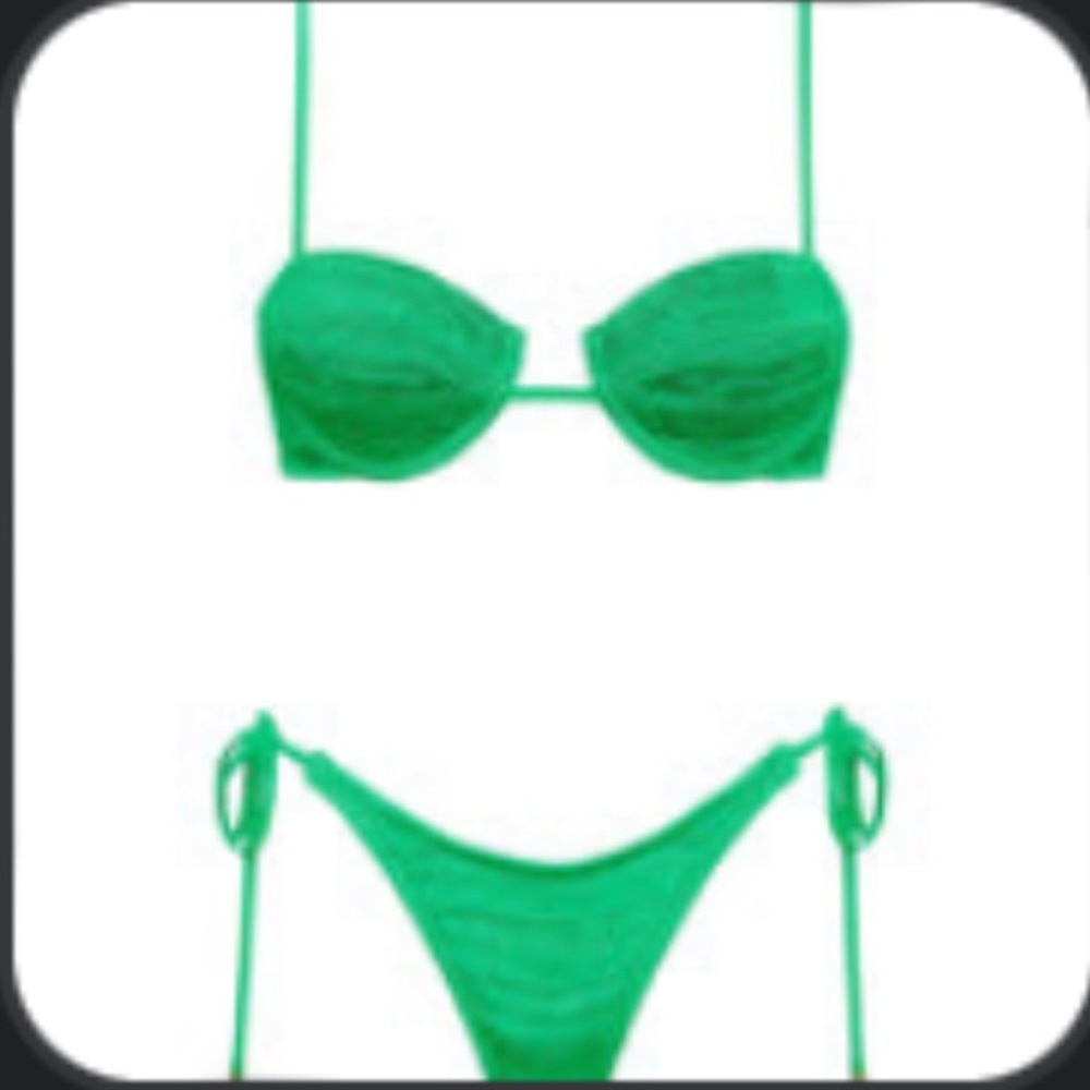 Triangl mala swimsuit set in tropical